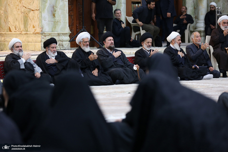 سومین شب عزاداری حضرت اباعبدالله الحسین (ع) در حرم امام خمینی