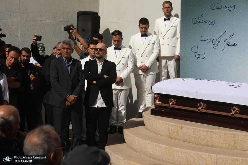 مراسم تشییع ناصر تقوایی