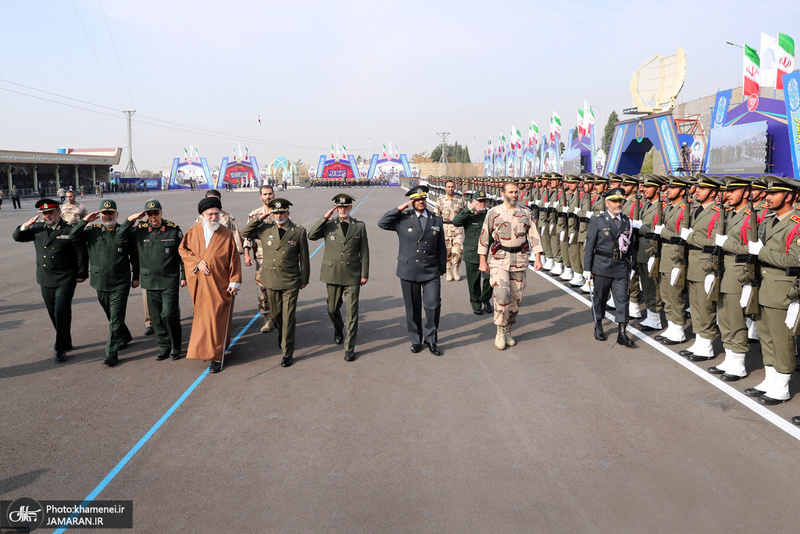 حضور و سخنرانی فرمانده معظم کل قوا در مراسم دانش‌آموختگی دانشجویان دانشگاه‌های افسری ارتش