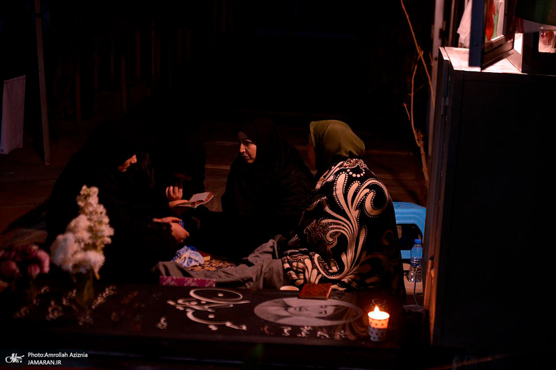 احیای شب نوزدهم ماه رمضان در گلزار شهدای بهشت زهرا (س)