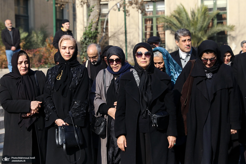 مراسم تشییع پیکر رضا رئیس طوسی استاد دانشکده حقوق و علوم سیاسی دانشگاه تهران