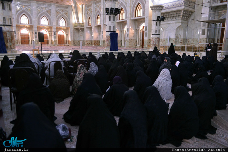 مراسم عزاداری شهادت امام حسن عسکری در حرم امام خمینی(س) 