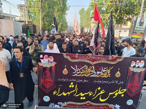 گزارش تصویری/ عزادارای روز عاشورا در کشمیر هند