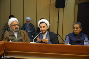 دیدار اساتید و روسای دانشگاه های کشورهای اسلامی با آیت الله العظمی جوادی آملی‎