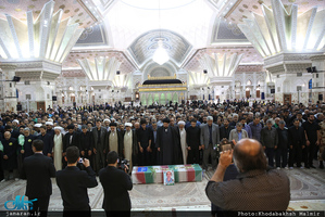 مراسم تشییع پیکر مطهر شهید حمله تروریستی اخیر مازیار سبزعلی در حرم مطهر امام خمینی(س)