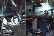 تصاویر/ سانحه مرگبار قطار در ترکیه
