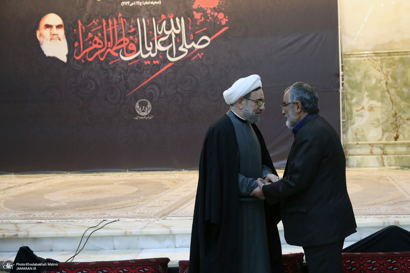 دومین شب مراسم عزاداری حضرت فاطمه‌زهرا (س) در حرم امام خمینی