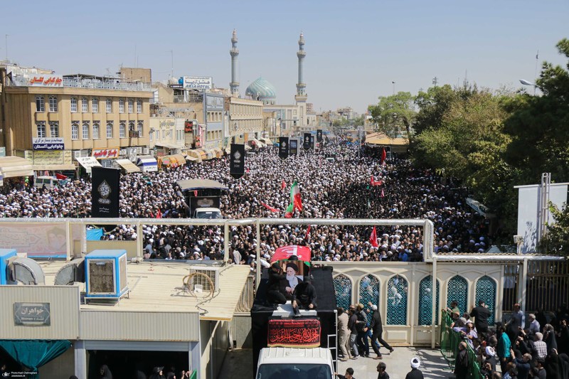مراسم تشییع آیت الله العظمی شبیری زنجانی-۲