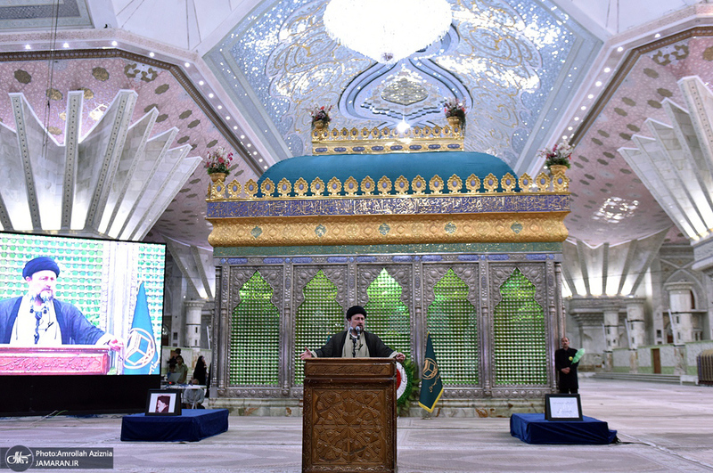 تجدید میثاق مهمانان سی و نهمین اجلاس وحدت اسلامی با آرمان‌های امام خمینی(س) -1