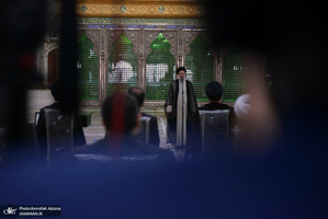 تجدیدمیثاق رئیس قوه قضائیه و مسئولان عالی قضایی با آرمان‌های حضرت امام خمینی(س)