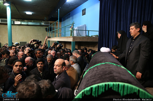 مراسم وداع با پیکر آیت الله هاشمی رفسنجانی(ره) در حسینیه جماران-4