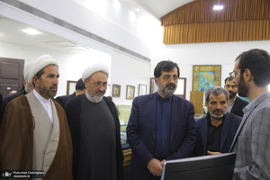 مراسم افتتاح دهمین نمایشگاه قرآن و عترت استان قم در مجتمع فرهنگی یادگار امام‎