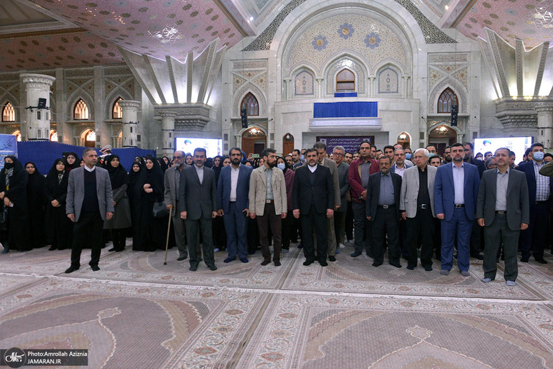 مراسم تجدید میثاق اهالی فرهنگ و کتاب با آرمان‌های امام خمینی (س)