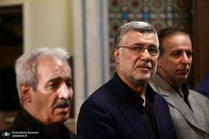 مراسم ختم پدر همسر محمد ظفرقندی