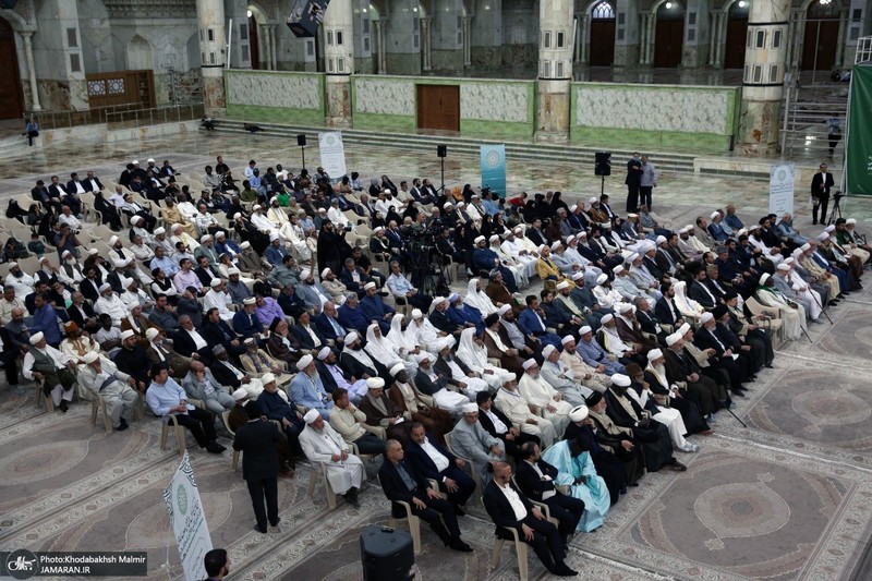 تجدید میثاق مهمانان سی و نهمین اجلاس وحدت اسلامی با آرمان‌های امام خمینی(س) -2