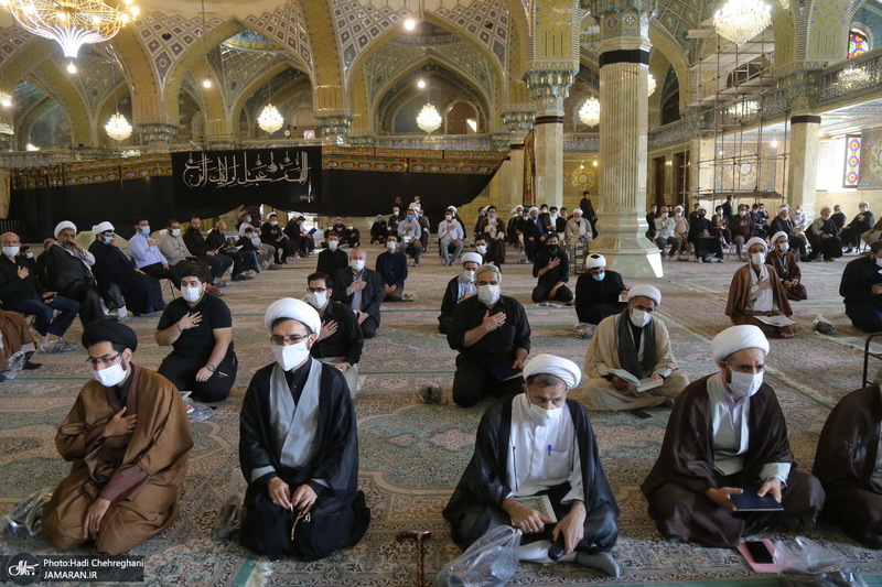 مراسم تشییع پیکر آیت الله حسن ممدوحی(ره)