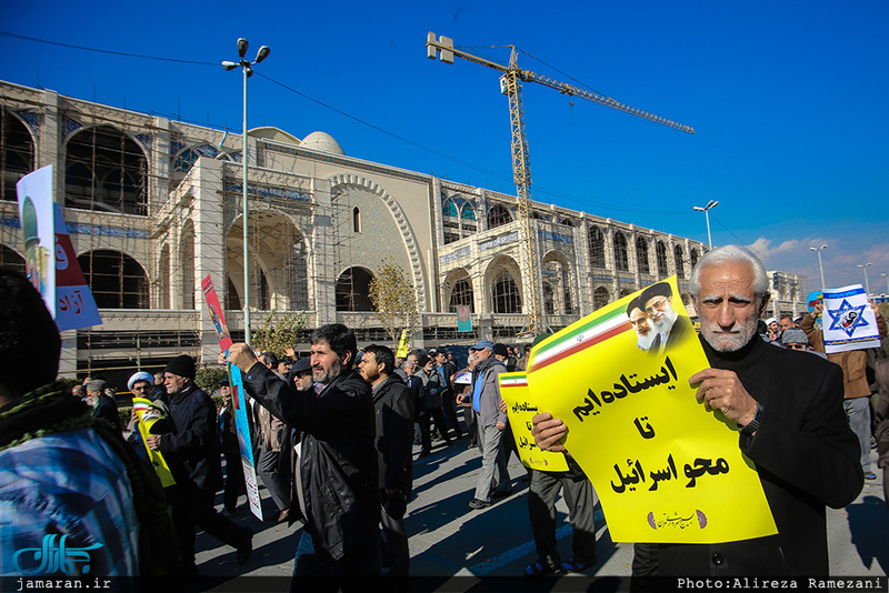 راهپیمایی ضد صهیونیستی پس از نماز جمعه‌ تهران