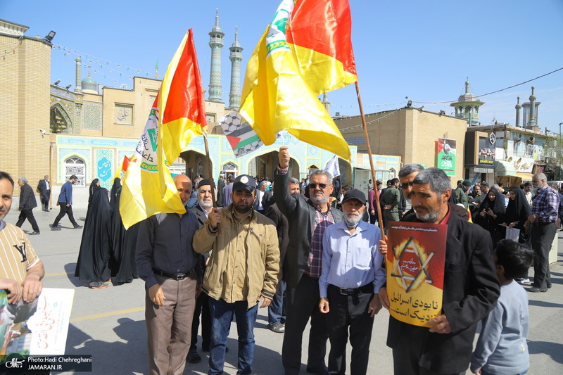 راهپیمایی باشکوه روز قدس در قم -2