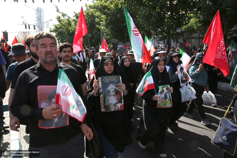مراسم تشییع پیکر مطهر رهبر شهید انقلاب در تهران -5