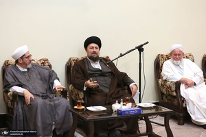دیدارجمعی از علمای اهل سنت کشور سوریه با سید حسن خمینی