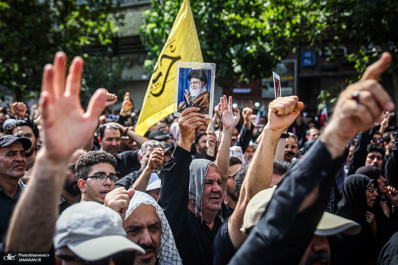 مراسم تشییع شهدای جنگ تحمیلی رژیم صهیونیستی در تهران-5