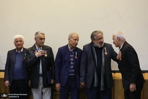 مراسم استاد ممتازی دانشگاه صنعتی شریف با حضور عارف