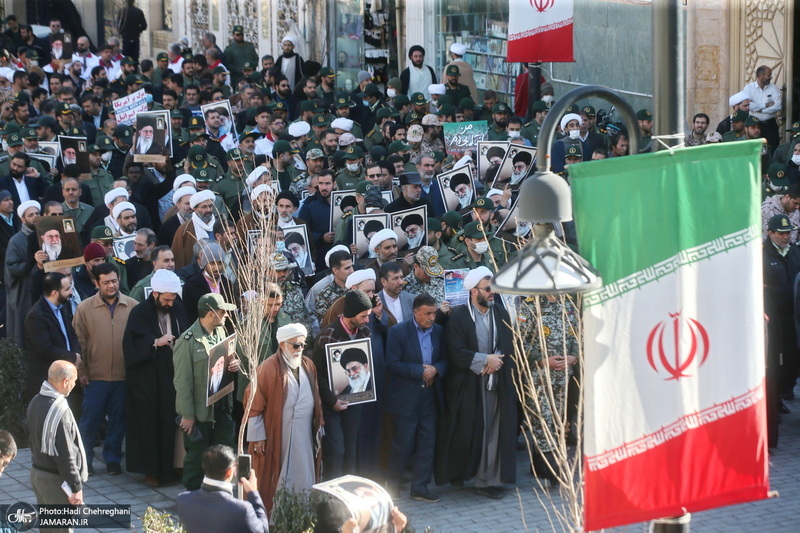 مراسم بزرگداشت 12 بهمن و گلباران بیت امام خمینی(س) در قم