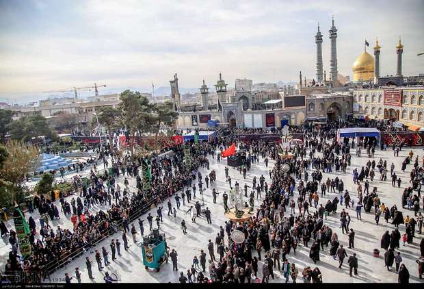 قم در روز اربعین حسینی(ع) به سوگ نشست