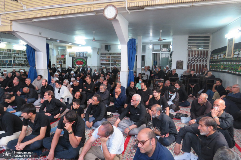 مراسم عزاداری اربعین حسینی در بیت مرحوم آیت الله العظمی صانعی (ره)