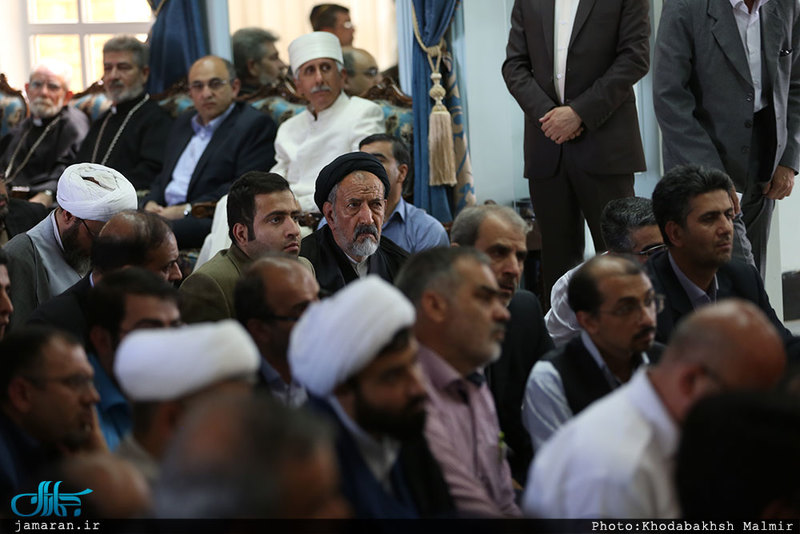 دیدار اعضای ستاد مرکزی برزگداشت حضرت امام خمینی(س) با سید حسن خمینی