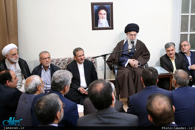 دیدار جمعی از مسئولان ارشد نظام با رهبر معظم انقلاب