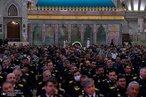 تجدید میثاق فرمانده و پرسنل نیروی دریایی ارتش جمهوری اسلامی ایران با آرمان‌های امام خمینی(س)