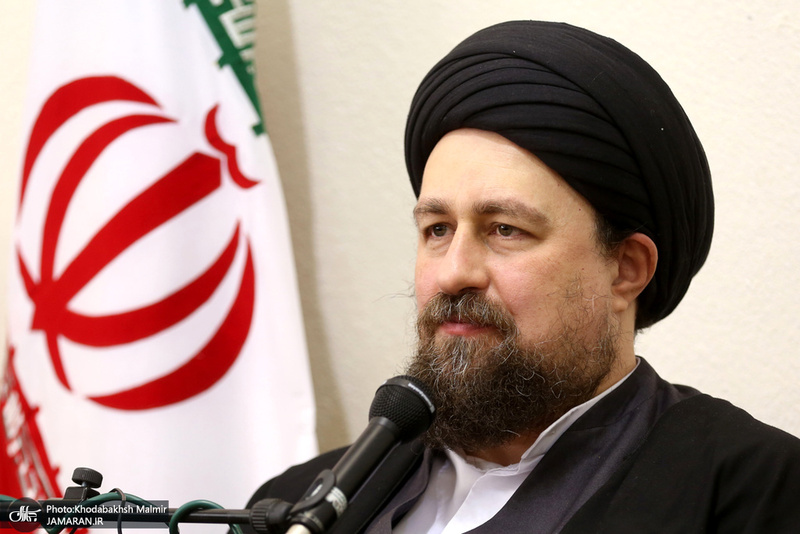 دیدارمدیران و جمعی از اعضای تحریه موسسه مطبوعاتی ایران و خبرگزاری ایرنا با سید حسن خمینی