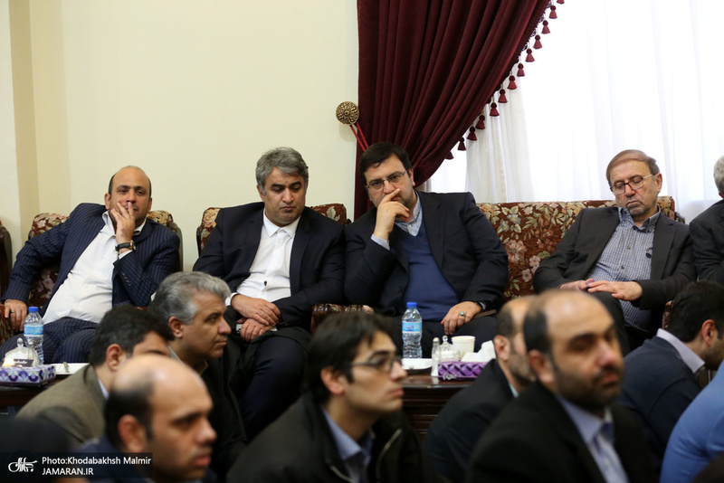 دیدار وزیر ، معاونان و کارکنان وزارت صمت با سید حسن خمینی