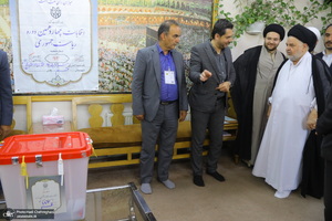 حضور مراجع و علما در مرحله دوم انتخابات ‎ریاست جمهوری 1403