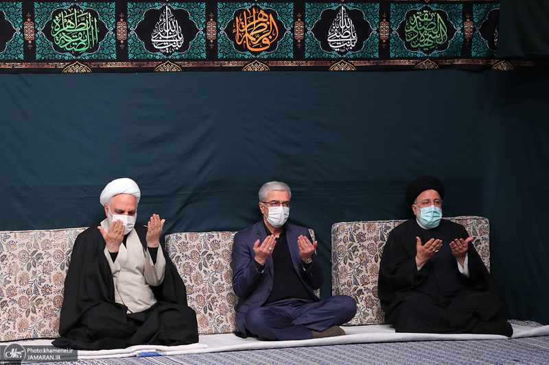 اولین شب مراسم عزاداری حضرت فاطمه‌ زهرا (س) در حسینیه امام خمینی