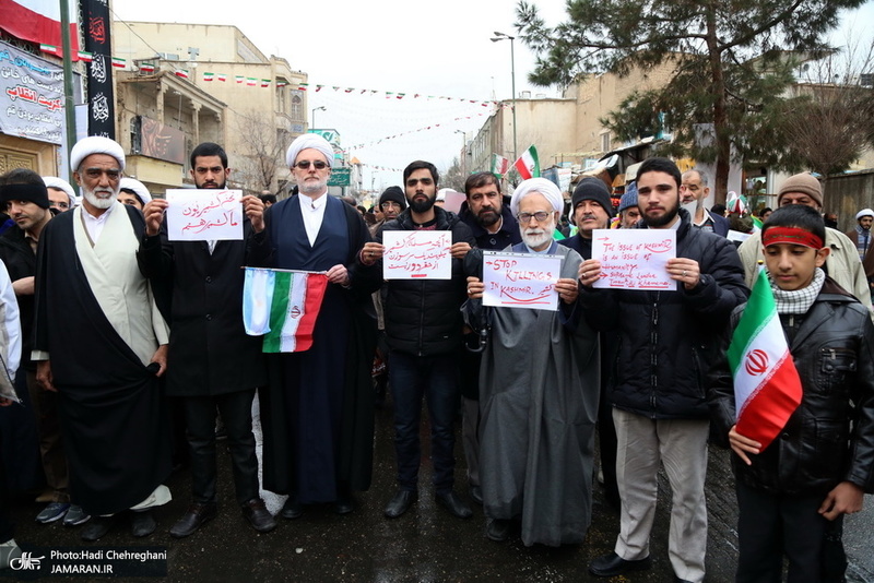 راهپیمایی باشکوه 22 بهمن در قم