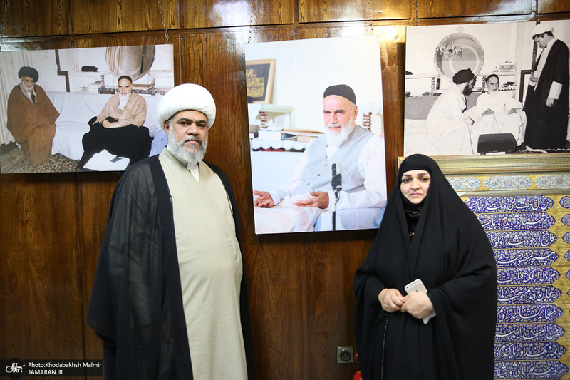 بازدید نماینده آیت الله العظمی یعقوبی از جماران / قیس طایی