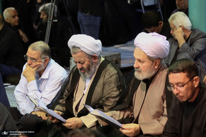 مراسم بزرگداشت آیت الله حسن صانعی (ره) در حسینیه جماران -1