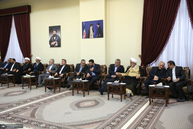 حاشیه مراسم تجدید میثاق رئیس و کارکنان قوه قضاییه با آرمان های امام؛