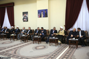 حاشیه مراسم تجدید میثاق رئیس و کارکنان قوه قضاییه با آرمان های امام؛