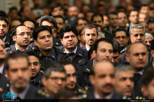 دیدار فرماندهان نیروی هوایی و پدافند هوایی ارتش با رهبر معظم انقلاب