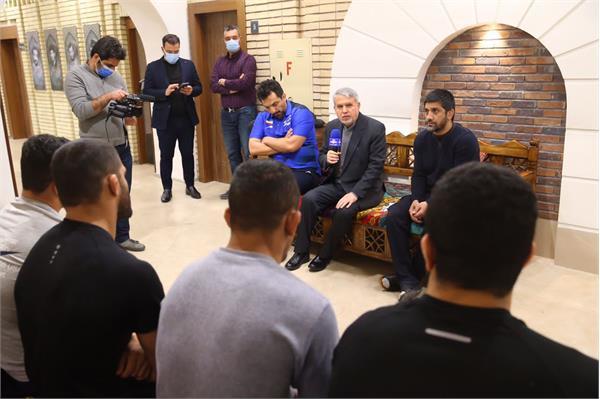 بازدید رییس کمیته ملی المپیک از اردوی تیم ملی کشتی
