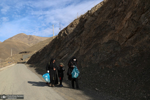 پویش حفاظت از محیط زیست و پاکسازی حریم و حاشیه روستاهای منظقه 22