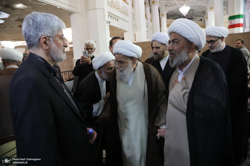 مراسم چهلم شهیدان لاریجانی در حرم مطهر حضرت معصومه (س)