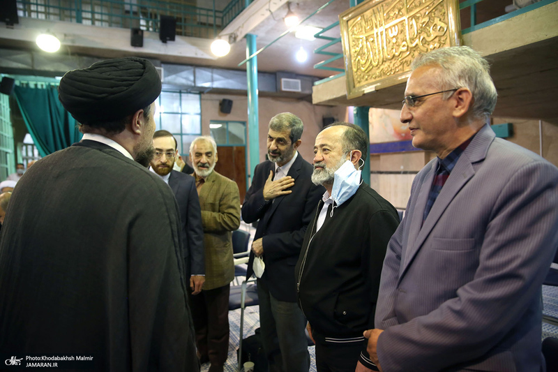 دیدار جمعی از معاونین و سفرای سابق وزارت خارجه‎‎ با سید حسن خمینی