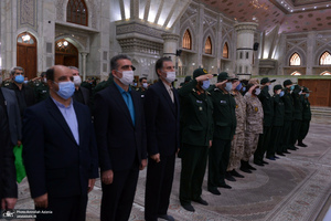 تجدید میثاق سرپرست و کارکنان بنیاد شهید و امور ایثارگران تهران بزرگ با آرمان های امام(س)