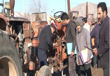 ۱۳۰ دستگاه ماشین‌آلات کشاورزی در شیروان پلاک‌گذاری می‌شود