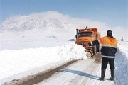 راه ۹۰ روستای آذربایجان غربی به دلیل برف و کولاک مسدود است