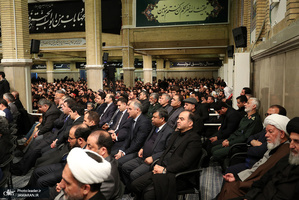 مراسم بزرگداشت شهید حاج قاسم سلیمانی و همرزمانش در حسینیه امام خمینی (ره)